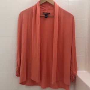 INC Peach Cardigan